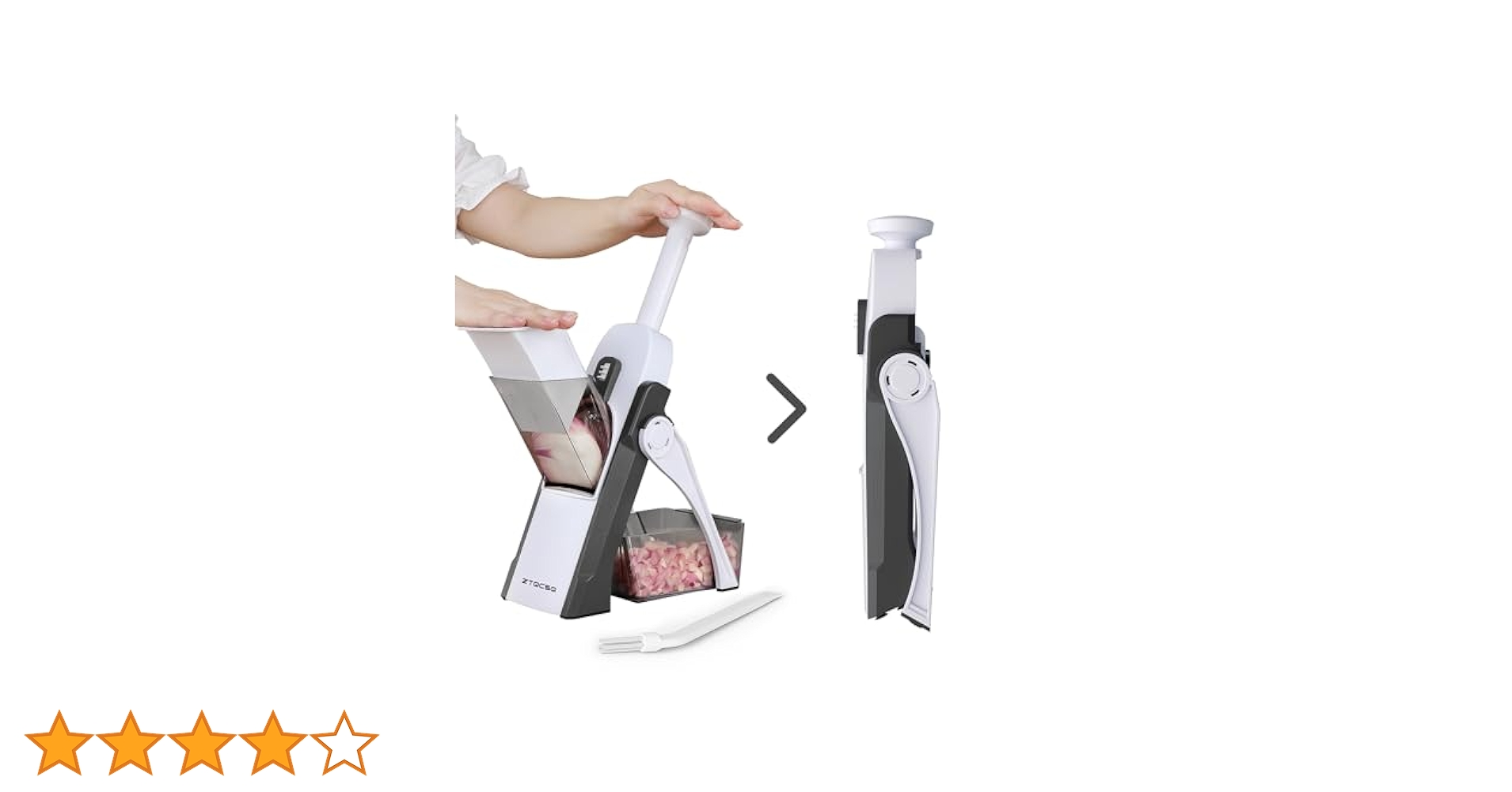 Amazon | ZTQCSQスライサー&安全千切 5イン1 & 調節可能な